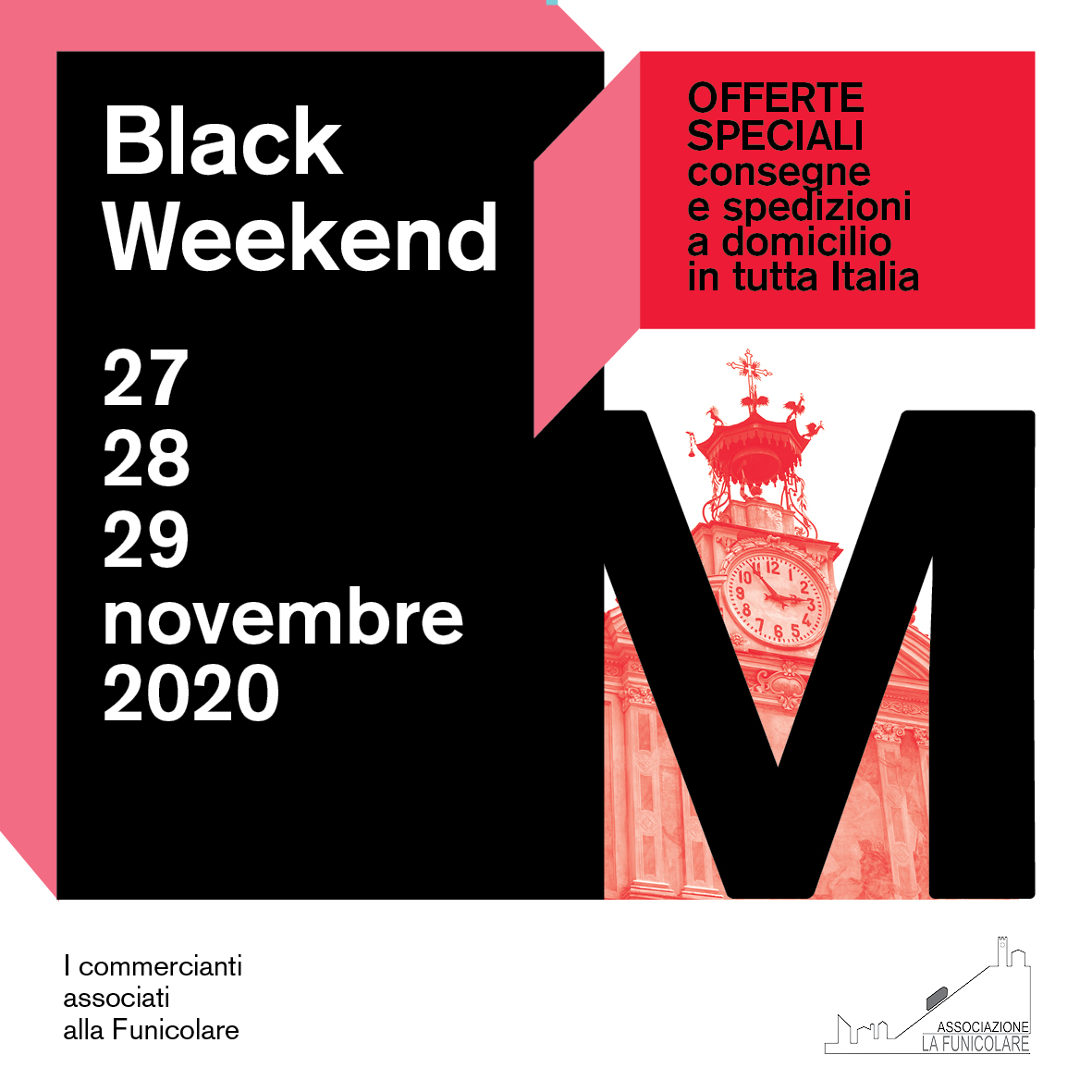 Arriva il ‘Black Weekend’ nel centro storico di Mondovì